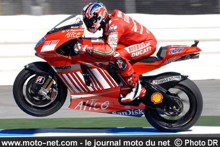 Casey Stoner - Grand Prix Moto des États-Unis 2007 : le tour par tour sur Moto-Net.Com