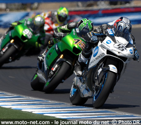 Shinya Nakano, Anthony West, Roger Lee Hayden et Alex Barros - Grand Prix Moto des États-Unis 2007 : le tour par tour sur Moto-Net.Com