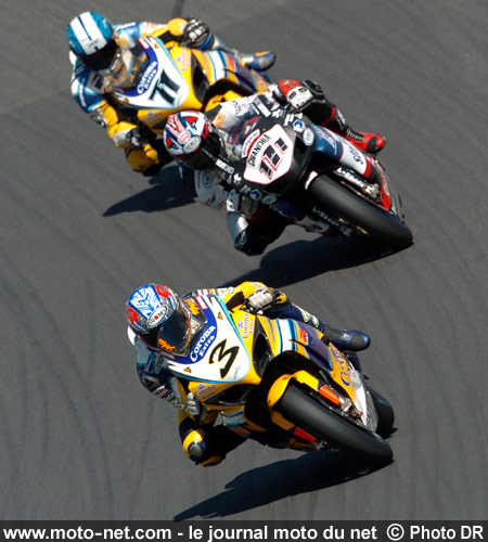 Max Biaggi, Ruben Xaus et Yukio Kagayama - Les manches Superbike et Supersport de Grande Bretagne 2007 à Brands Hatch sur Moto-Net.Com