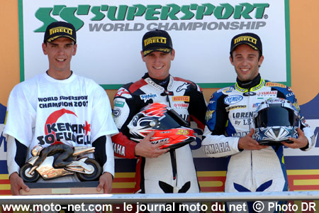 Podium SSP - Les manches Superbike et Supersport de Grande Bretagne 2007 à Brands Hatch sur Moto-Net.Com