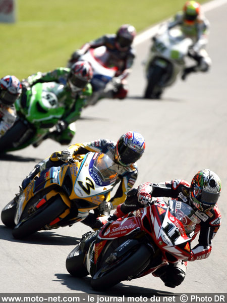 Corser, Biaggi, Xaus, Laconi, Fabrizio et Rolfo - Les manches Superbike et Supersport de Grande Bretagne 2007 à Brands Hatch sur Moto-Net.Com