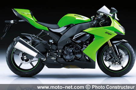 Première série de nouveautés Kawasaki 2008 sur Moto-Net.Com