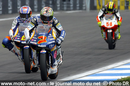 Alex de Angelis, Alvaro Bautista et Marco Simoncelli - Grand Prix Moto du Portugal 2007 : le tour par tour sur Moto-Net.Com