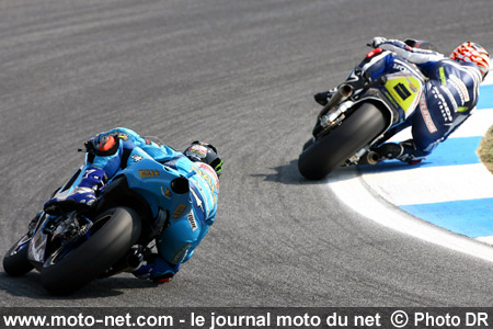 Marco Melandri et John Hopkins - Grand Prix Moto du Portugal 2007 : le tour par tour sur Moto-Net.Com