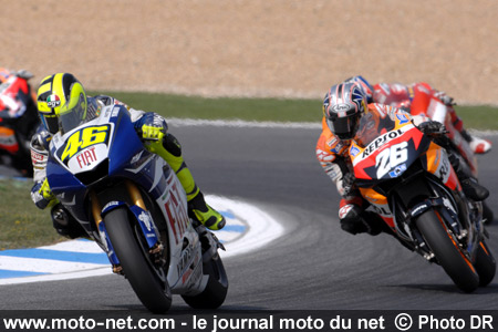  Pedrosa, Rossi, Stoner et Hayden - Grand Prix Moto du Portugal 2007 : le tour par tour sur Moto-Net.Com