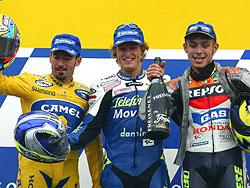 1. Gibernau 2. Biaggi 3. Rossi