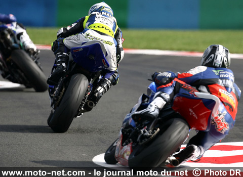 Massimo Roccoli et Sébastien Gimbert - Les manches Superbike et Supersport de France 2007 à Magny-Cours sur Moto-Net.Com