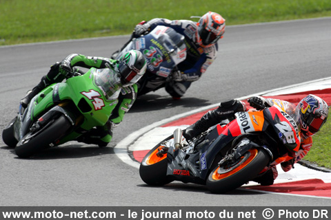 Dani Pedrosa, Marco Melandri et Randy de Puniet - Grand Prix Moto de Malaisie 2007 : le tour par tour sur Moto-Net.Com