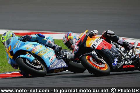 Chris Vermeulen et Nicky Hayden - Grand Prix Moto de Malaisie 2007 : le tour par tour sur Moto-Net.Com