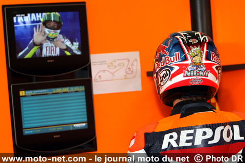 Valentino Rossi et Nicky - Nicky Hayden : 