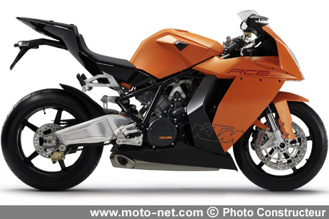 Nouveauté KTM 2008 : La RC8 entre dans la valse Superbike
