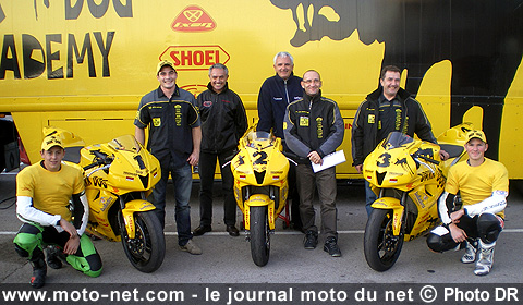 Hugo Marchand, Kevin Denis et Jimmy Maccio intègrent la Dark Dog Academy 2008