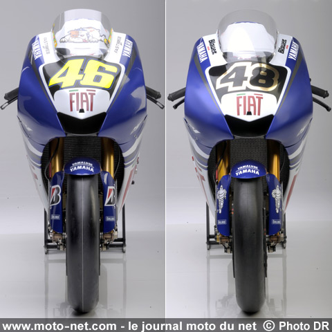 M1 n°46 de Rossi et M1 n°48 de Lorenzo - Équipe Fiat Yamaha : fausse Dream Team et vrai casse-tête !