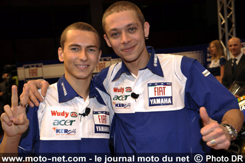 Jorge Lorenzo et Valentino Rossi - Équipe Fiat Yamaha : fausse Dream Team et vrai casse-tête !