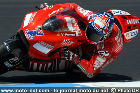 Casey Stoner - Essais Phillip Island : Stoner illumine, les nouvelles stars brillent