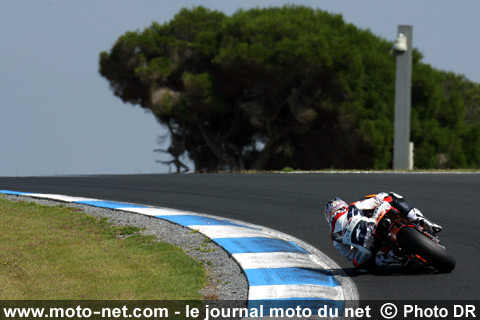 Nicky Hayden - Essais Phillip Island : Stoner illumine, les nouvelles stars brillent
