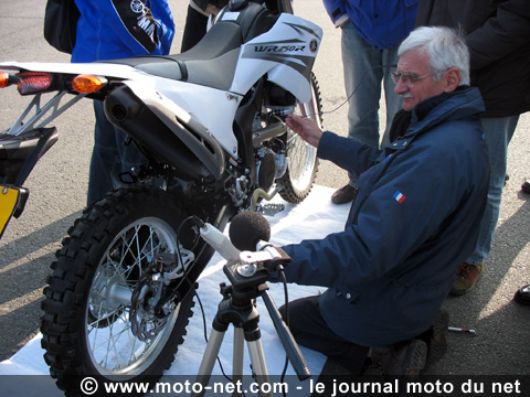 Enduro 2008 : contrôle des émissions sonores avec la FFM