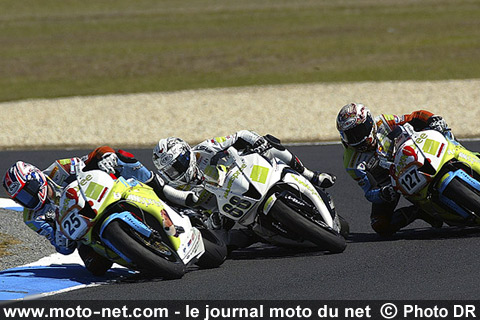 Joshua Brookes, Andrew Pitt et Robbin Harms - Doublé du Duc d'Australie