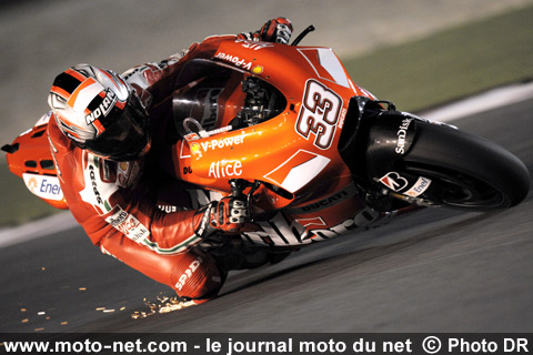 Marco Melandri - Ultimes tests au Qatar : les rookies impressionnent sous les projecteurs !
