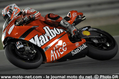 Marco Melandri - Grand Prix Moto du Qatar 2008 : le tour par tour sur Moto-Net.Com