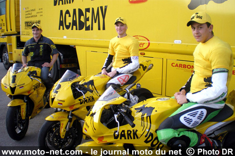 Hugo Marchand, Kevin Denis et Jimmy Maccio - La Dark Dog Academy prête à entrer en piste ! 