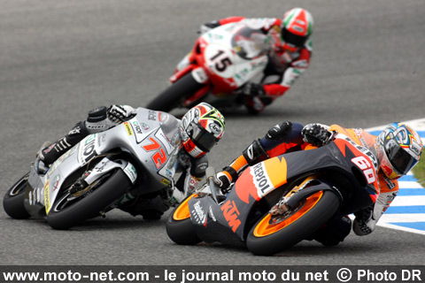 Julian Simon, Yuki Takahashi et Roberto Locatelli - Grand Prix Moto d'Espagne 2008 : le tour par tour sur Moto-Net.Com