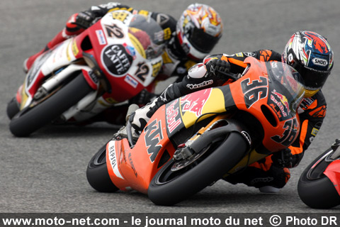 Mika Kallio et Thomas Luthi - Grand Prix Moto d'Espagne 2008 : le tour par tour sur Moto-Net.Com