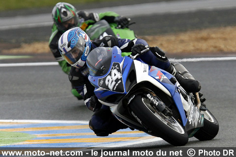 Christophe Michel - Première épreuve du Championnat de France Superbike 2008 au Mans