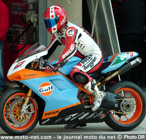  24 Heures Moto du Mans 2008 en direct sur Moto-Net.Com : la Ducati 1098R n°98 du DERT vise le top 15 au scratch