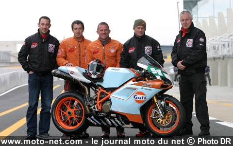  24 Heures Moto du Mans 2008 en direct sur Moto-Net.Com : la Ducati 1098R n°98 du DERT vise le top 15 au scratch
