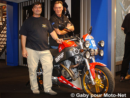 La Buell XB12S engagée sur le Moto Tour 2003