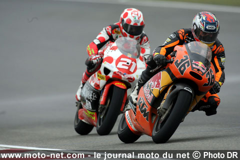 Mika Kallio et Hector Barbera - Grand Prix de Chine 250cc 2008 : le tour par tour sur Moto-Net.Com