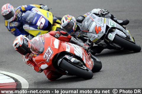 Marco Melandri, Andrea Dovizioso et Colin Edwards - Grand Prix de Chine MotoGP 2008 : le tour par tour sur Moto-Net.Com