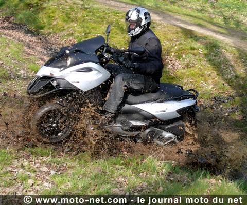 Essai Gilera Fuoco 500 : Gilera invente le Sport Utility Tricycle