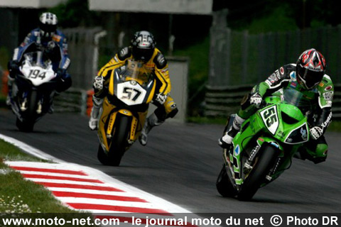 Régis Laconi, Lorenzo Lanzi et Sébastien Gimbert - La marseillaise retentit à Monza !