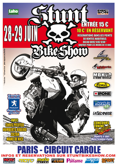 Stunt Bike Show 2008 à Carole : le gratin du stunt mondial à Paris