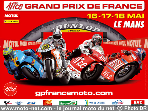 Vermeulen (vainqueur 2007), De Puniet, Guintoli et Stoner (champion en titre) en tête d'affiche - Grand Prix de France MotoGP 2008 : la présentation sur Moto-Net.Com