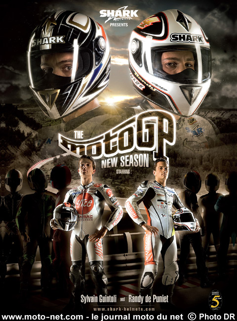  Nouveauté Shark : Roulez aux couleurs de Randy et Sylvain !