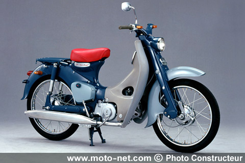 Super Cub C100 de 1958 - Record Honda : 60 millions de Cub !