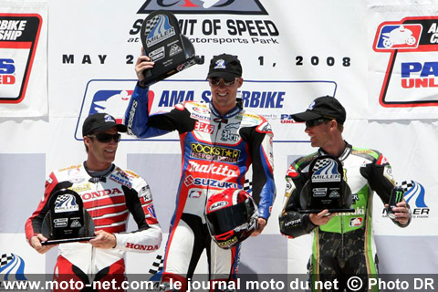 Ben Spies 1st, Jamie Hacking 2nd and Neil Hodgson 3rd - Le SBK vu de l'intérieur : Des Superbike incomparables...