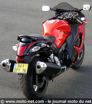 Essai Suzuki GSX 1340 R Hayabusa 2008 : le retour du faucon