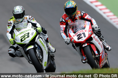 Ryuichi Kiyonari et Troy Bayliss - Mondial Superbike Angleterre 2008 : Dimanche marquant à Brands-Hatch...