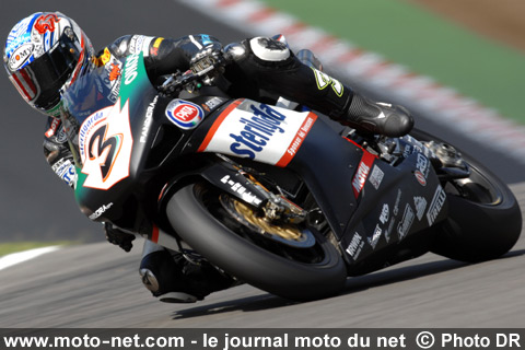 Max Biaggi - Épreuve Mondial Superbike et Supersport de Donington Park 2008 : la présentation sur Moto-Net.Com 