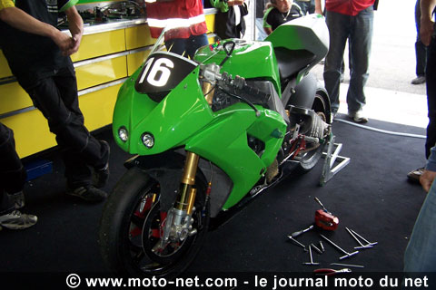 Abandon de la Kawasaki n°16