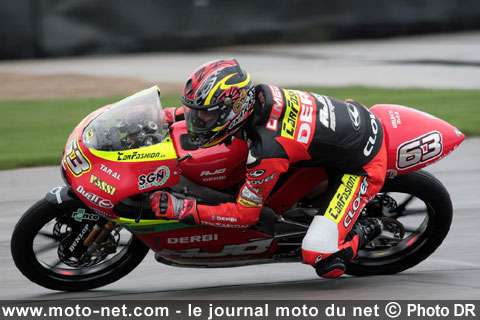 Le Grand Prix des États-Unis 125 tour par tour