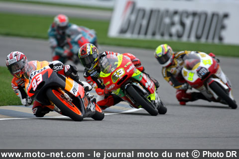 Le Grand Prix des États-Unis 125 tour par tour