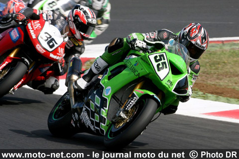 Laconi, Muggeridge David Checa et Badovini - Mondial Superbike Italie 2008 : Sacré Bayliss !
