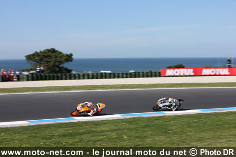 Le Grand Prix d'Australie 125 tour par tour