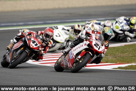 Bayliss, Haga, Checa, Neukirchner et Rolfo - Mondial Superbike France 2008 - Le retour des deux rois australiens !