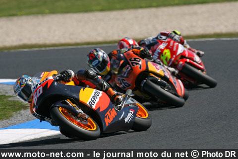Le Grand Prix d'Australie 250 tour par tour